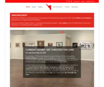 Theyeiser.org(Yeiser Art Center) Screenshot