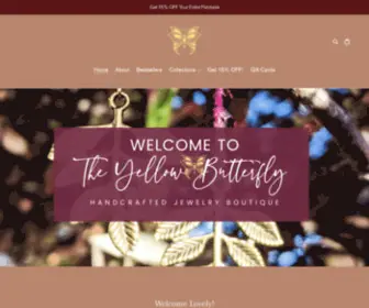 Theyellowbutterflyjewelry.com(The Yellow Butterfly Jewelry Boutique) Screenshot