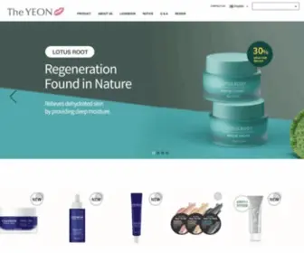 Theyeonusa.com(Korean cosmetic brand) Screenshot