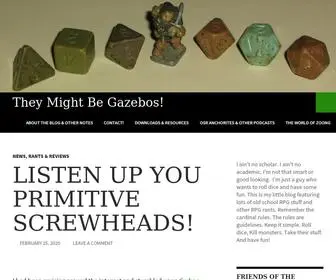 Theymightbegazebos.blog(They Might Be Gazebos) Screenshot