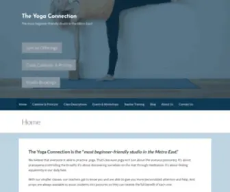 Theyogaconnection.me(The Yoga Connection) Screenshot