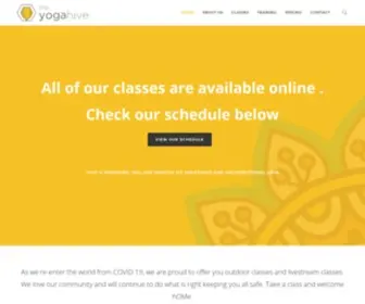 Theyogahivenj.com(The Yoga Hive) Screenshot