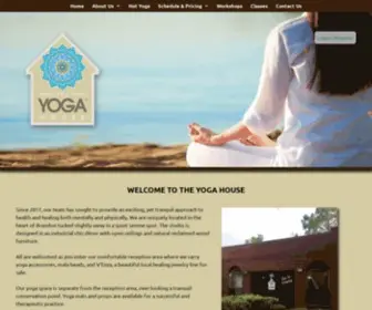 Theyogahousebrandon.com(The Yoga House) Screenshot