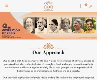 Theyogainstitute.org(Yoga Teacher Training Course & Certifications) Screenshot