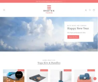Theyogashop.co.uk(Ekotex Yoga) Screenshot