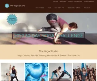 Theyogastudio.biz(The Yoga Studio) Screenshot