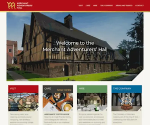 Theyorkcompany.co.uk(Merchant Adventurers' Hall) Screenshot