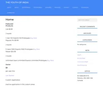 Theyouthofindia.com(Iconic View contractors) Screenshot