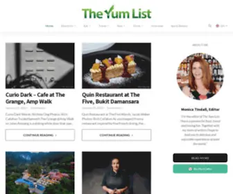 Theyumlist.net(Gourmet luxury travel) Screenshot
