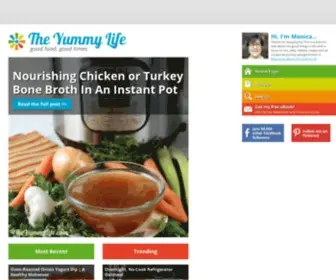 Theyummylife.com(The Yummy Life) Screenshot