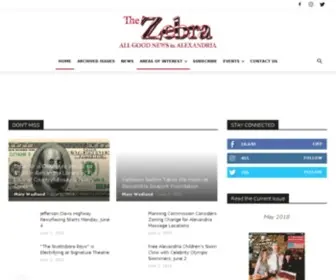 Thezebra.org(Alexandria VA News & Events) Screenshot