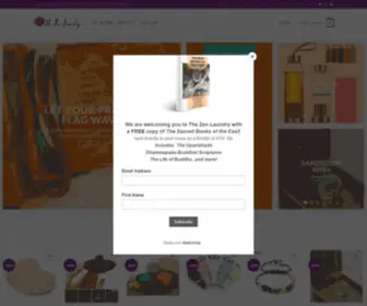 Thezenlaundry.com(The Zen Laundry) Screenshot