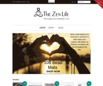 Thezenlife.com(The Zen Life's mission) Screenshot