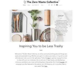 Thezerowastecollective.com(Inspiring Everyday Sustainability. The Zero Waste Collective) Screenshot