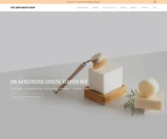 Thezerowasteshop.dk(The Zero Waste Shop) Screenshot