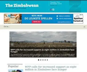 Thezimbabwean.co(The Zimbabwean) Screenshot