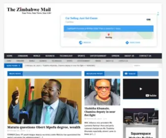 Thezimbabwemail.com(Leading Zimbabwe Daily News) Screenshot