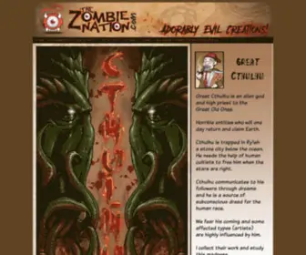 Thezombienation.com(The Zombie Nation Webcomic) Screenshot