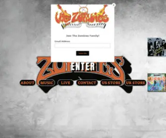 Thezombiesmusic.com(The Zombies Official Website) Screenshot