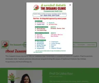 Thezusaanli.com(The Zusaanli Clinic) Screenshot