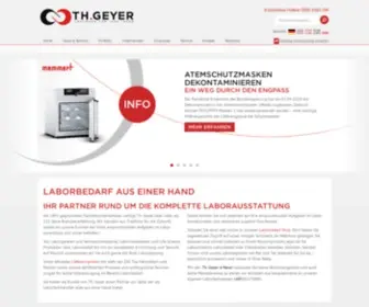 Thgeyer-Lab.com(Laborausstattung aus einer Hand von Th. Geyer) Screenshot