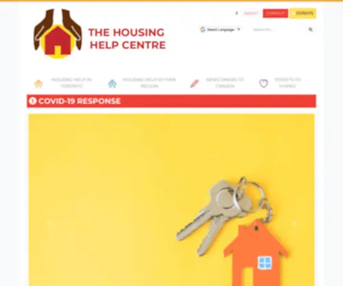 THHC.org(The Housing Help Centre (THHC)) Screenshot