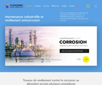 Thi-Revetement.com(Revêtement contre la corrosion) Screenshot