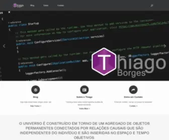 Thiagoborges.net.br(Thiago Borges .net) Screenshot