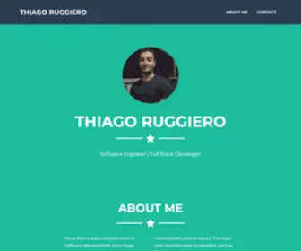 Thiago.com(Thiago Ruggiero) Screenshot