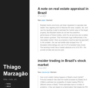 Thiagomarzagao.com(Thiago Marzagão) Screenshot