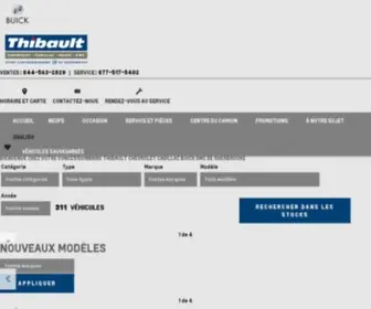 Thibaultgmsherbrooke.com(Thibault GM de Sherbrooke) Screenshot