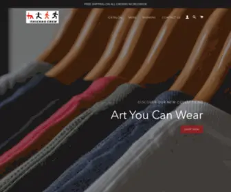 Thickascrew.com(Thickas Crew Store) Screenshot