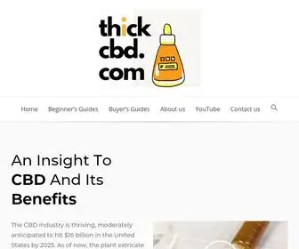 Thickcbd.com(The CBD and Hemp oil Experts) Screenshot