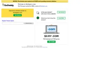 Thickspecs.com(This domain name) Screenshot