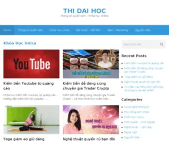 Thidaihoc.org(Thong Tin Tuyen Sinh Thi Dai Hoc Nam 2013) Screenshot