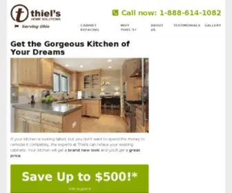 Thiels-Cabinets.com(Thiel's Home Solutions) Screenshot