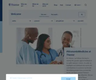 Thieme.com(Thieme Group) Screenshot