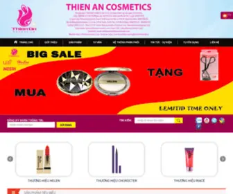 Thienancosmetics.com(Son moi helen) Screenshot