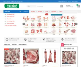 Thienbutfood.com(Thực phẩm đông lạnh của Công Ty TNHH SX) Screenshot