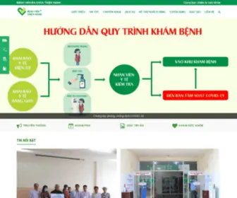 Thienhanhhospital.com(Bệnh viện Đa khoa Thiện Hạnh) Screenshot