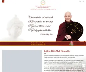 Thiensuthichthienminh.com(Thiền Sư Thích Thiện Minh) Screenshot