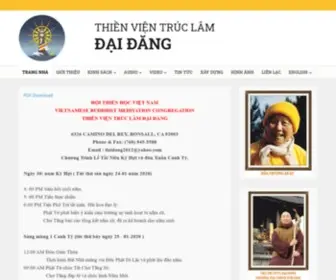 Thienviendaidang.net(Thiền) Screenshot