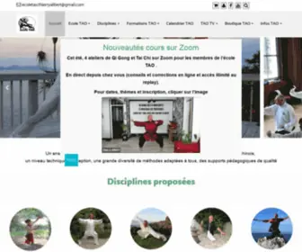 Thierryalibert.com(Ecole TAO) Screenshot