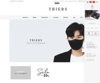 Thiers.co.kr(마스크) Screenshot