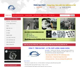 Thietbicokhitrangia.com(Thiết bị cơ khí Trần Gia) Screenshot