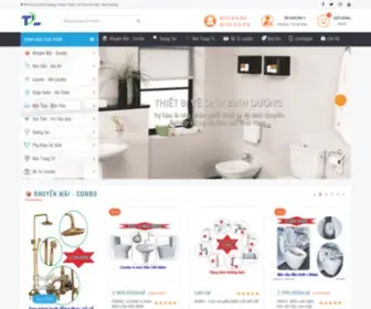 Thietbivesinhbinhduong.vn(Thiết bị vệ sinh Bình Dương) Screenshot