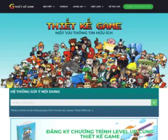 Thietkegame.com(Thiết kế Game) Screenshot