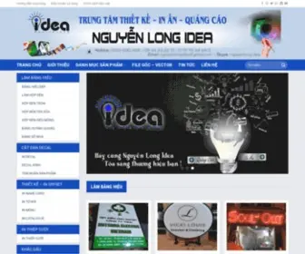 Thietkeinanbanghieu.com(Quảng cáo Nguyễn Long) Screenshot