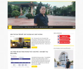 Thietkenhatheophongthuy.com(Kts Nguyễn Đức) Screenshot