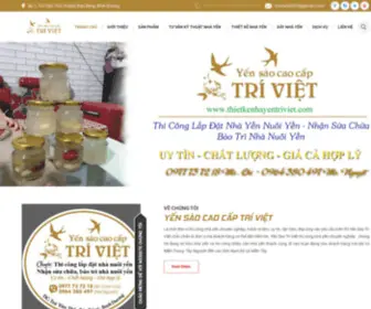 Thietkenhayentriviet.com(Yến sào cao cấp Trí Việt) Screenshot